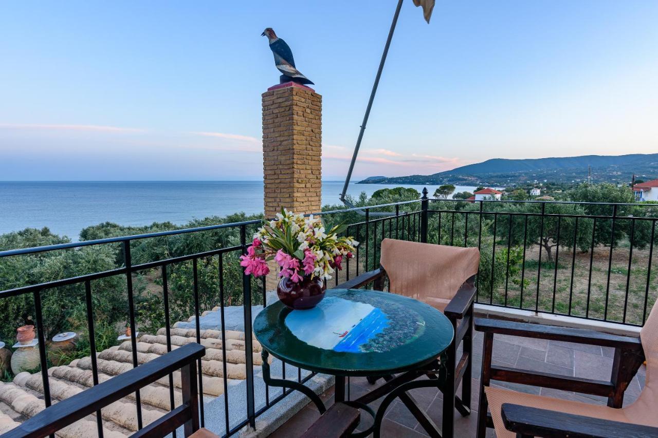 Eros Pittoresque Retreats - Perfect Location, Panoramic Seaview Koróni Kültér fotó