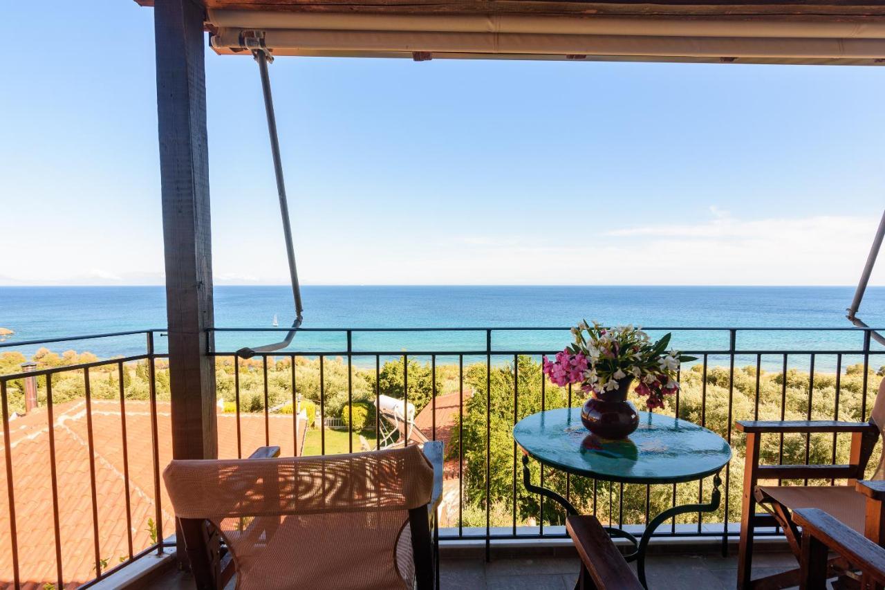 Eros Pittoresque Retreats - Perfect Location, Panoramic Seaview Koróni Kültér fotó
